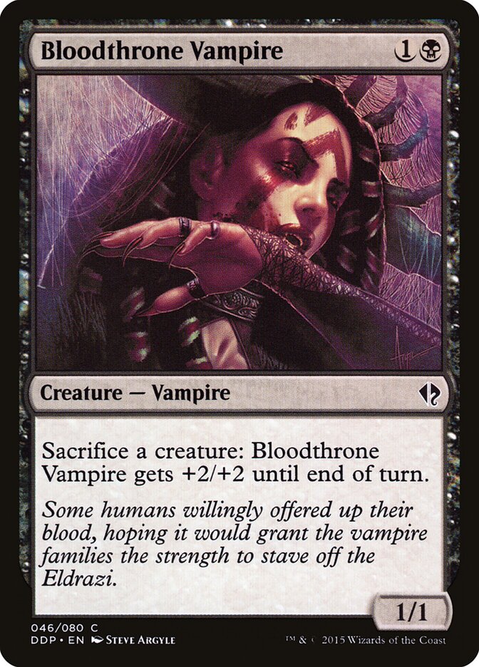 Bloodthrone Vampire, Duel Decks: Zendikar Vs. Eldrazi Card Art