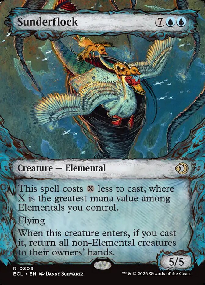 Sunderflock, Lorwyn Eclipsed Card Art