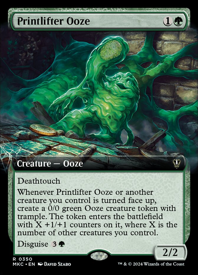 Printlifter Ooze, Murders At Karlov Manor Commander Card Art