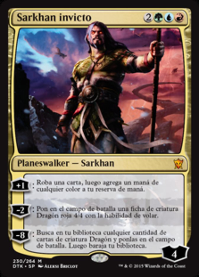 Sarkhan Unbroken, Dragons Of Tarkir Card Art