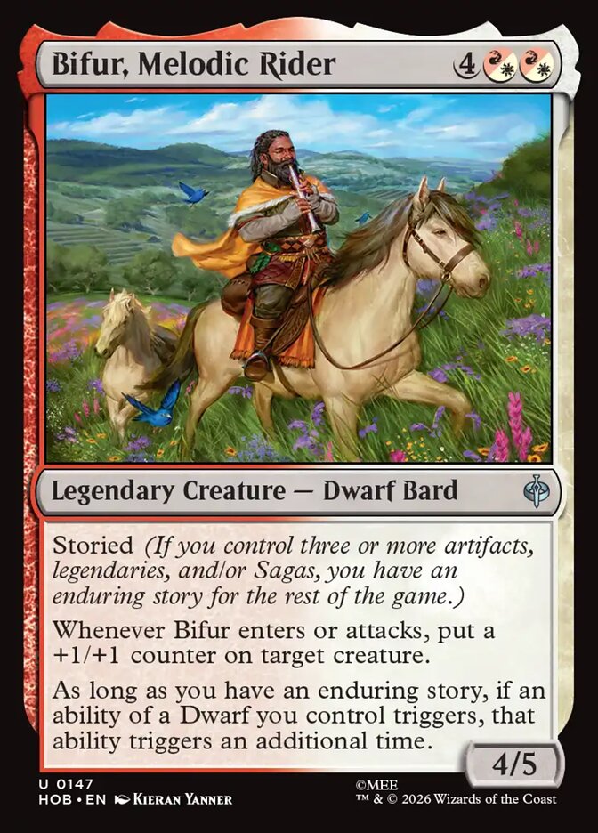 Bifur, Melodic Rider, The Hobbit Card Art
