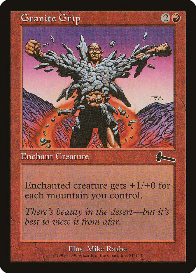 Granite Grip, Urza's legacy Card Art