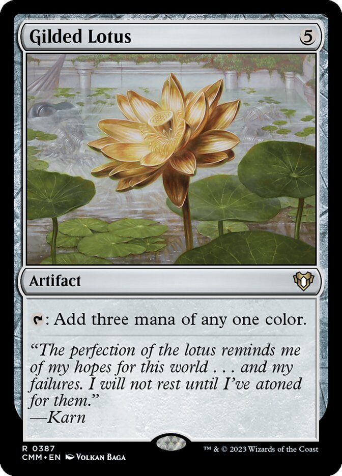 Gilded Lotus, Commander Masters Card Art
