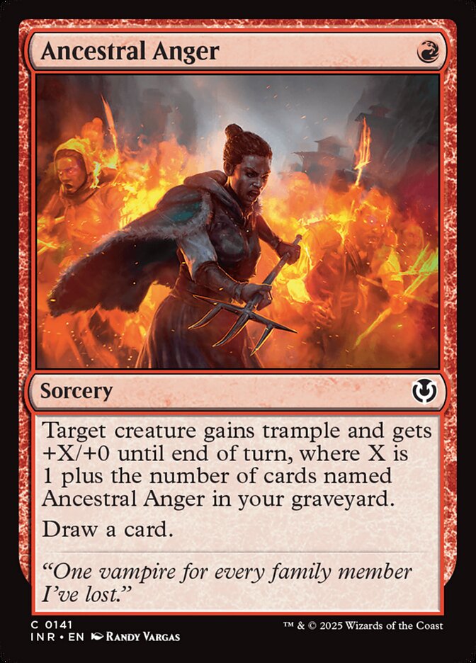 Ancestral Anger, Innistrad Remastered Card Art