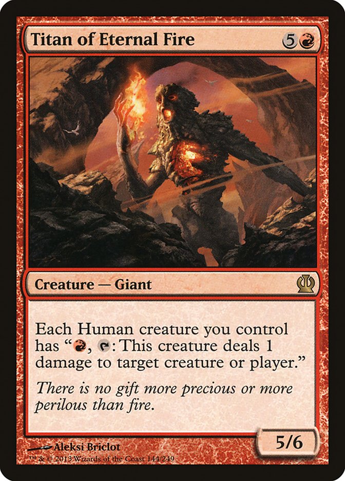 Titan of Eternal Fire, Theros Card Art