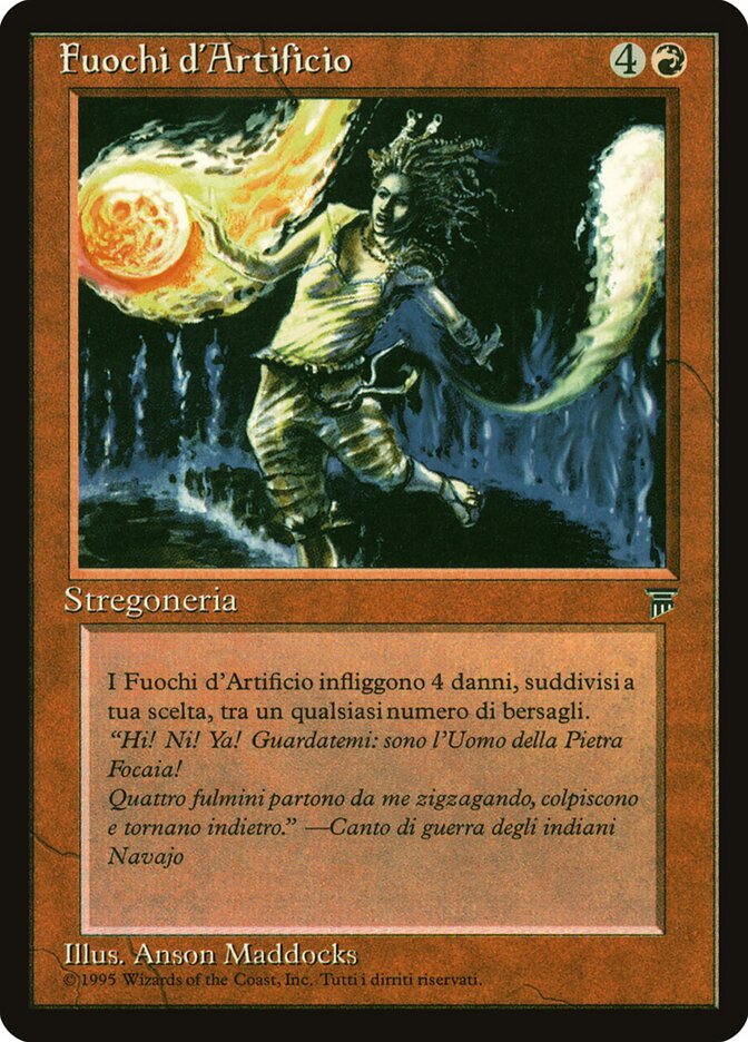 Pyrotechnics, Legends Card Art