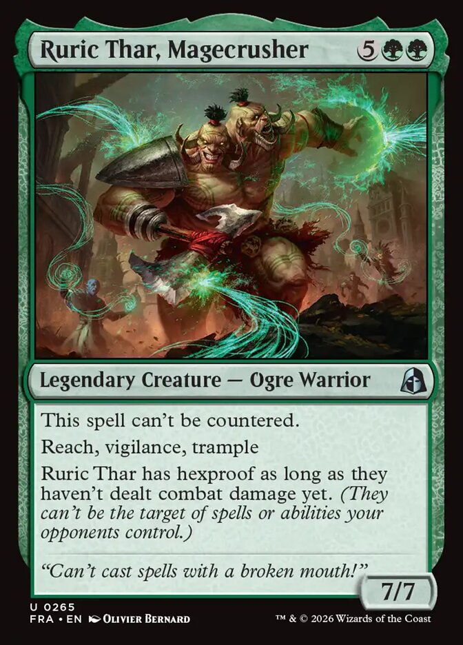 Ruric Thar, Magecrusher, Reality Fracture Card Art