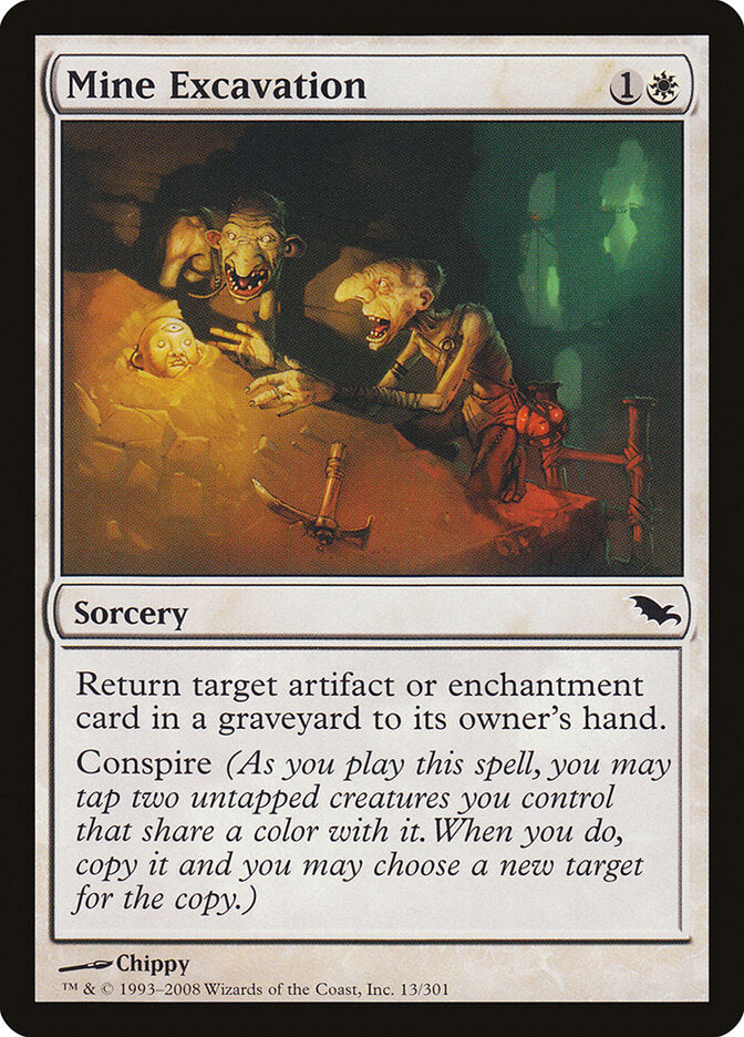 Mine Excavation, Shadowmoor Card Art