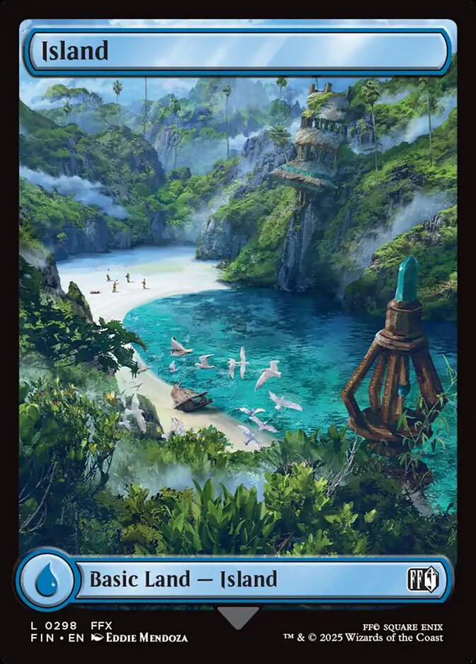 Island, Final fantasy Card Art