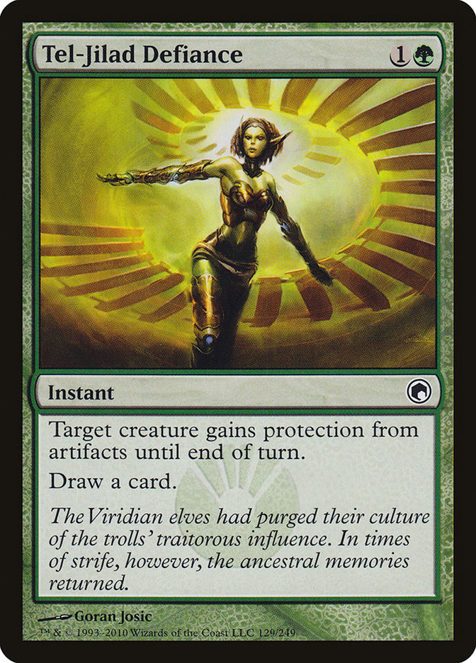 Tel-Jilad Defiance, Scars Of Mirrodin Card Art