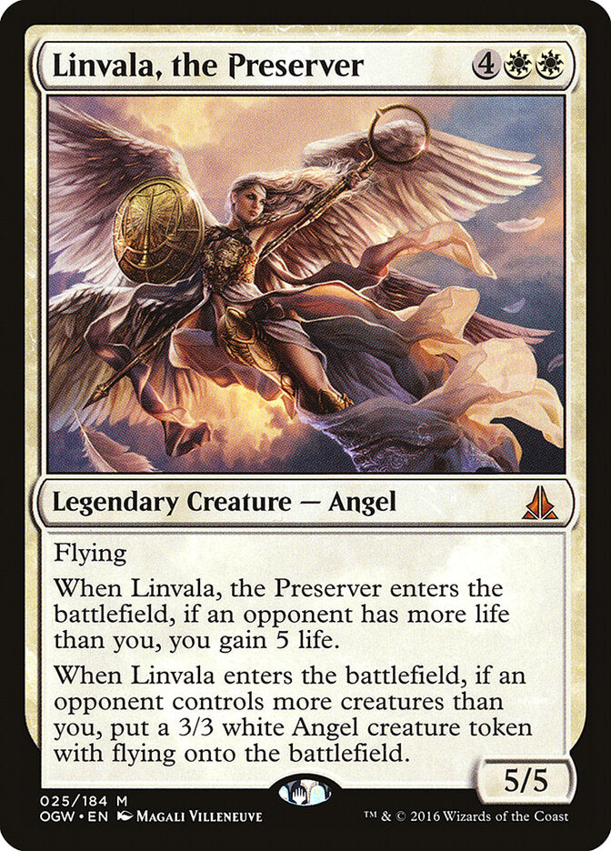 Linvala, the Preserver, Oath Of The Gatewatch Card Art