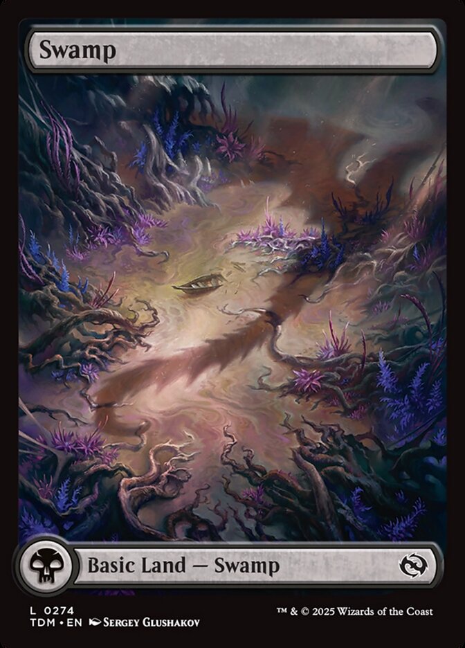 Swamp, Tarkir: dragonstorm Card Art