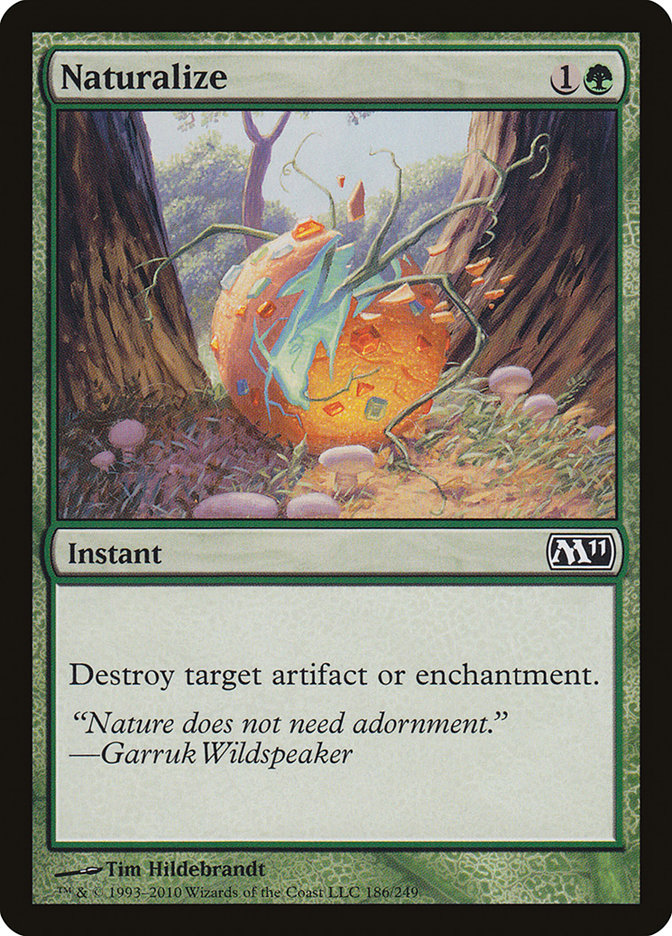 Naturalize, Magic 2011 Card Art