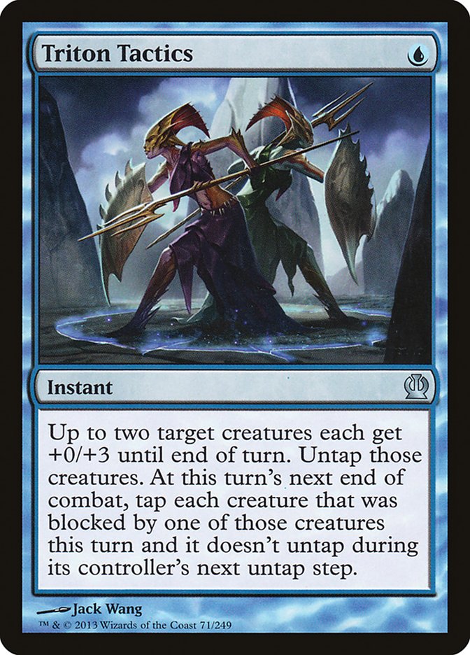 Triton Tactics, Theros Card Art