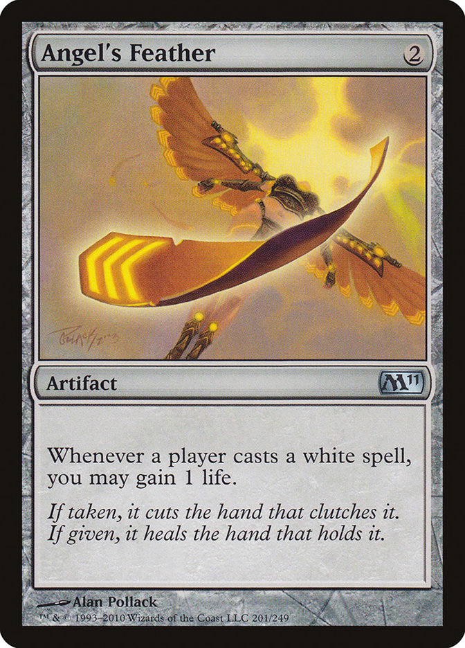 Angel's Feather, Magic 2011 Card Art