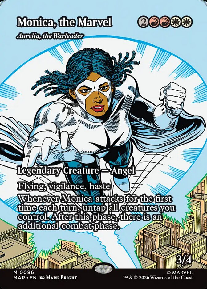 Aurelia, the Warleader, Marvel Universe Card Art