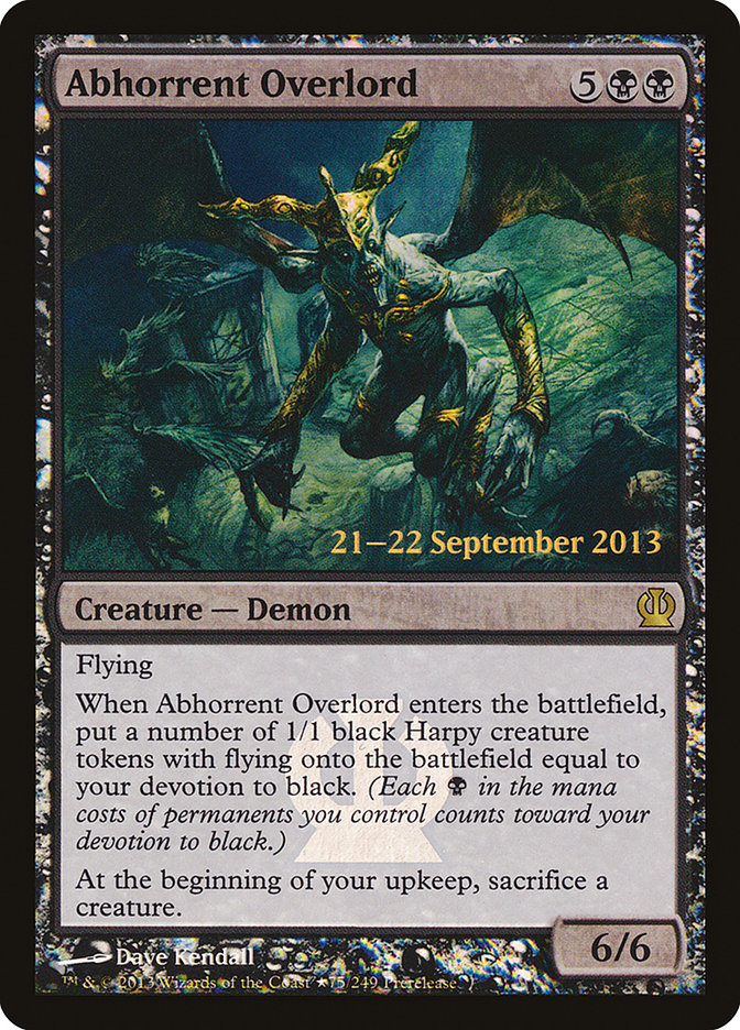 Abhorrent Overlord, Theros Promos Card Art
