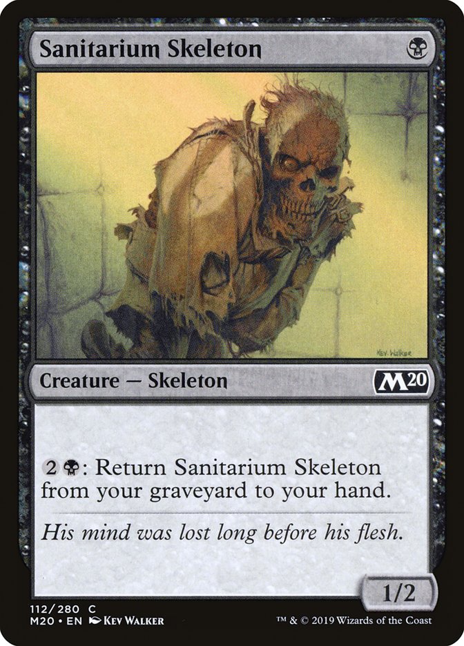 Sanitarium Skeleton, Core Set 2020 Card Art