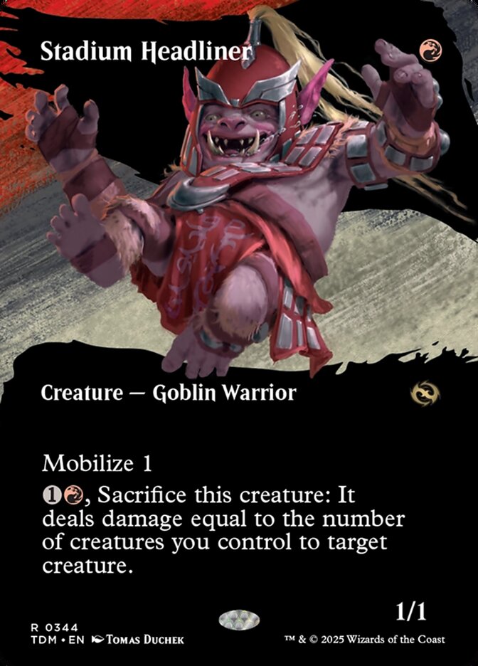 Stadium Headliner, Tarkir: dragonstorm Card Art