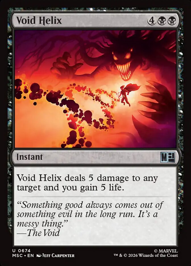 Void Helix, Marvel Super Heroes Commander Card Art