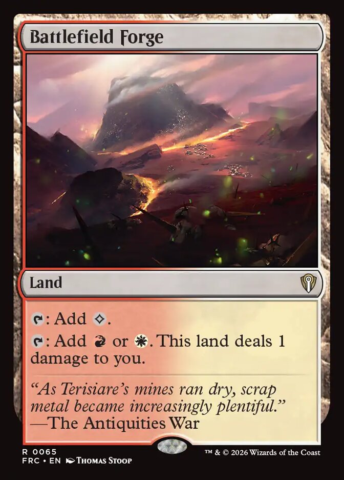 Battlefield Forge, Reality Fracture Commander Card Art
