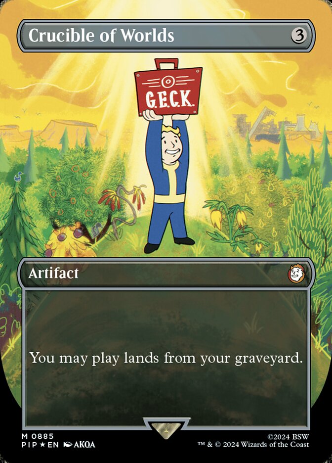 Crucible of Worlds, Fallout Card Art
