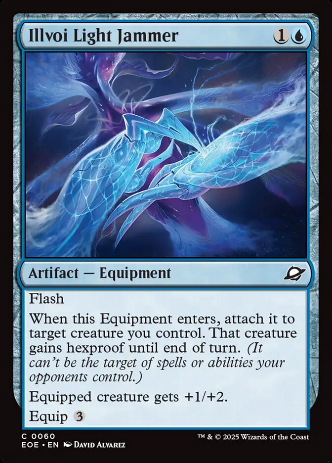 Illvoi Light Jammer, Edge Of Eternities Card Art