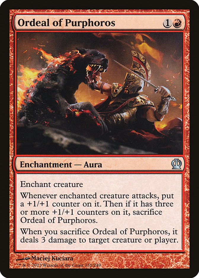 Ordeal of Purphoros, Theros Card Art