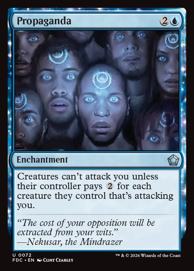 Propaganda, Foundations Commander Card Art