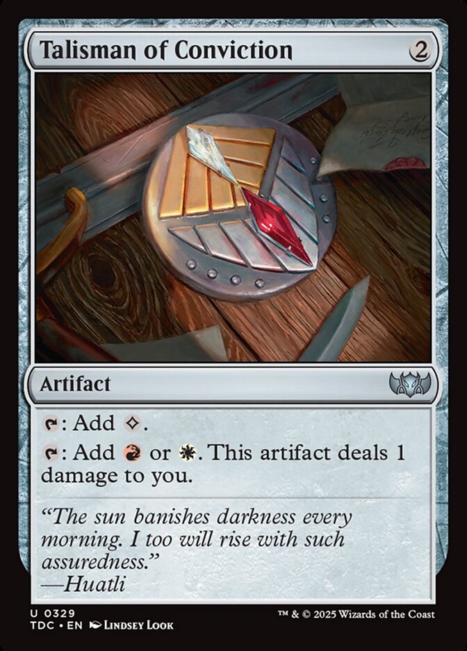 Talisman of Conviction, Tarkir: Dragonstorm Commander Card Art