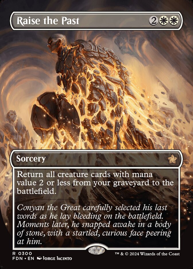 Raise the Past, Foundations Card Art