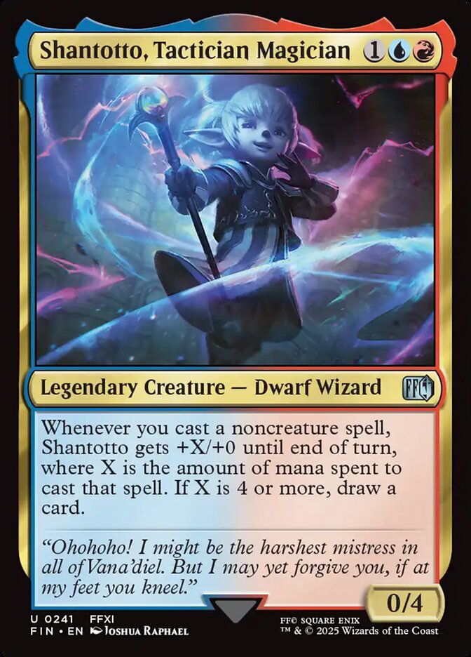 Shantotto, Tactician Magician, Final fantasy Card Art