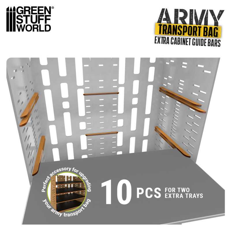 Green Stuff World - Extra Rails for Miniature Carrying Case