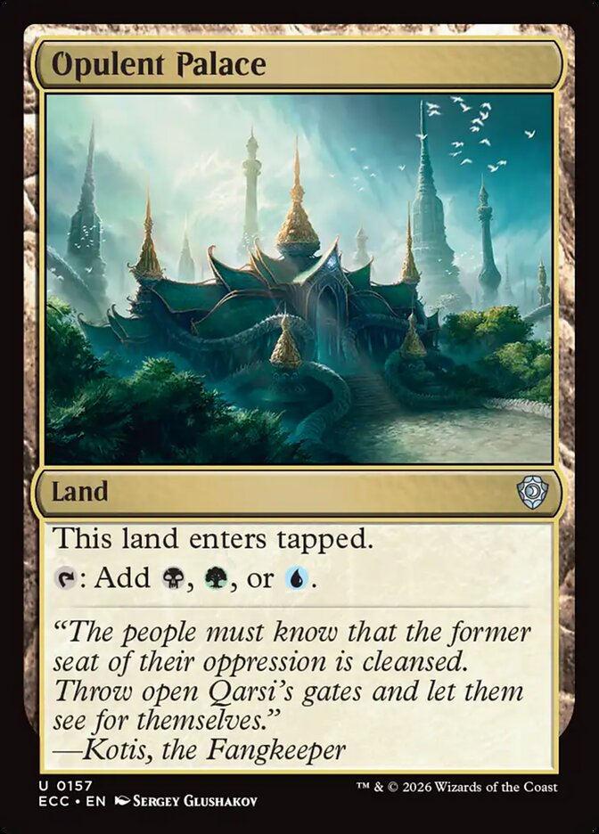 Opulent Palace, Lorwyn Eclipsed Commander Card Art