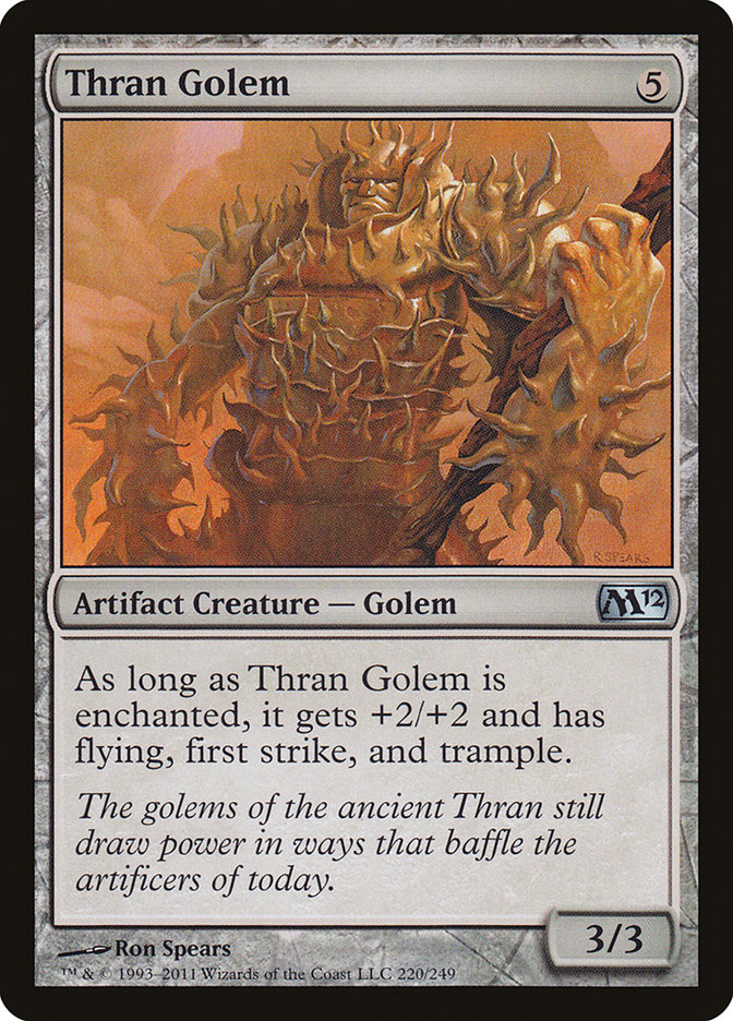 Thran Golem, Magic 2012 Card Art