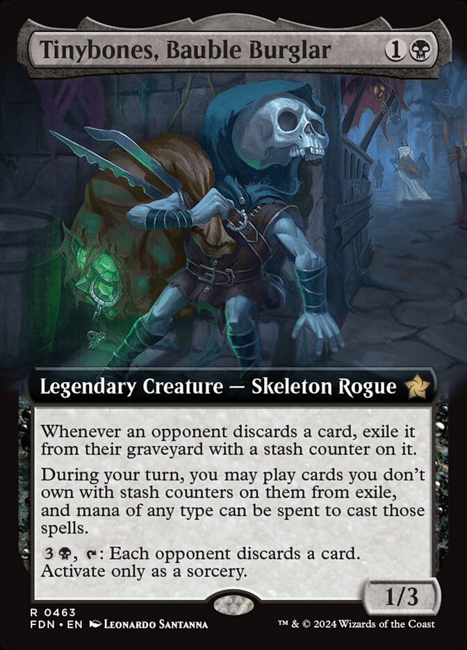 Tinybones, Bauble Burglar, Foundations Card Art