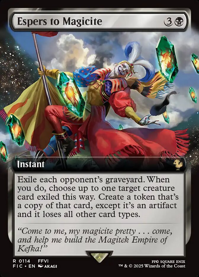 Espers to Magicite, Final Fantasy Commander Card Art
