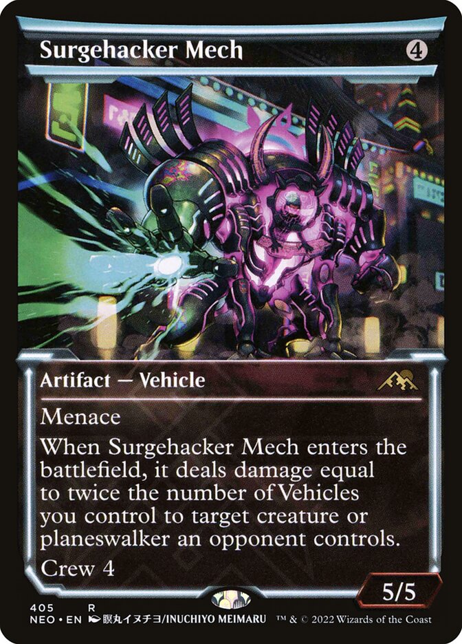 Surgehacker Mech, Kamigawa: neon dynasty Card Art