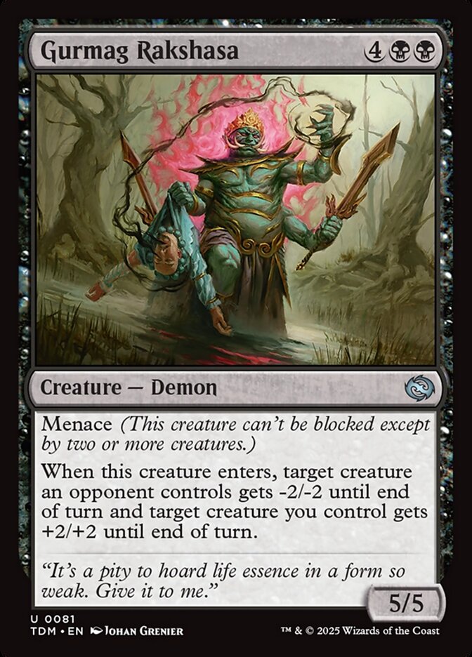 Gurmag Rakshasa, Tarkir: dragonstorm Card Art
