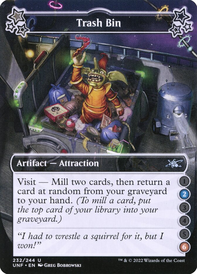 Trash Bin, Unfinity Card Art