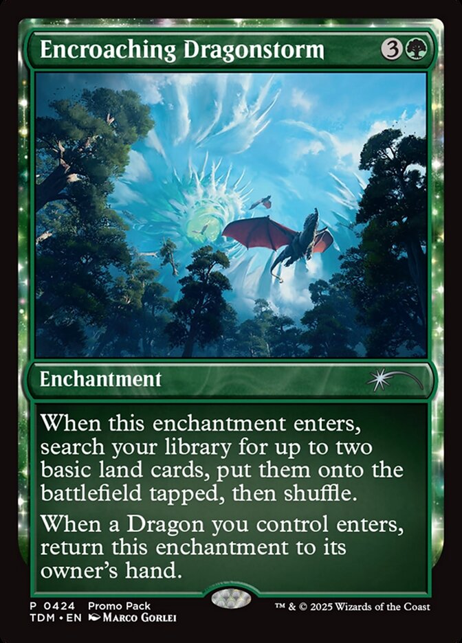 Encroaching Dragonstorm, Tarkir: dragonstorm Card Art