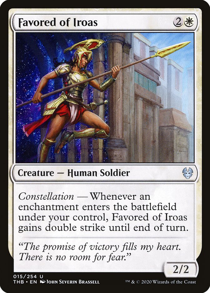 Favored of Iroas, Theros beyond death Card Art