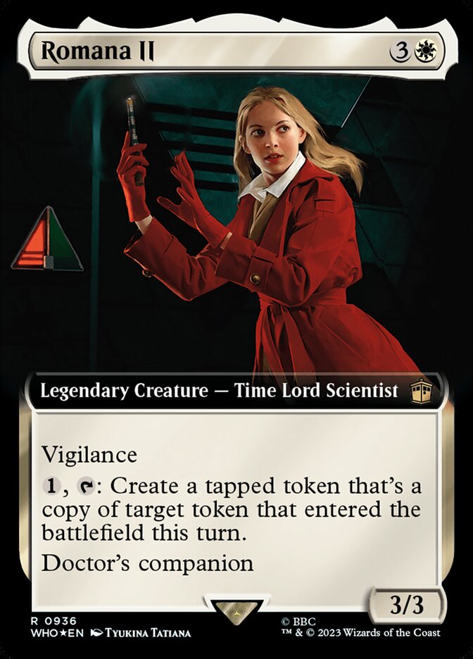 Romana II, Doctor Who Card Art