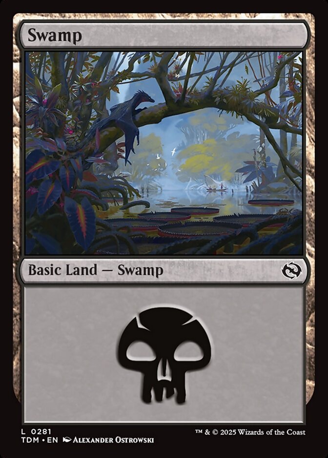 Swamp, Tarkir: Dragonstorm Card Art