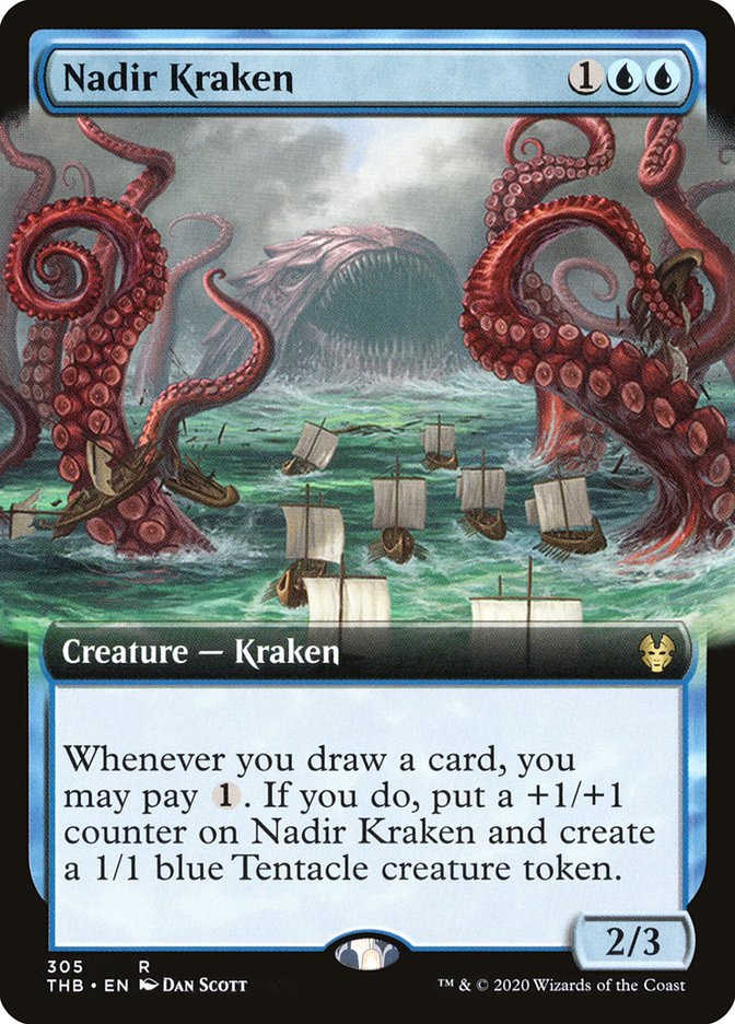 Nadir Kraken, Theros beyond death Card Art