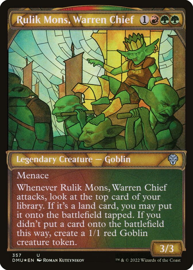 Rulik Mons, Warren Chief, Dominaria United Card Art