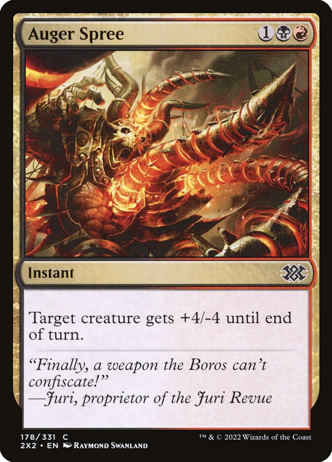 Auger Spree, Double masters 2022 Card Art