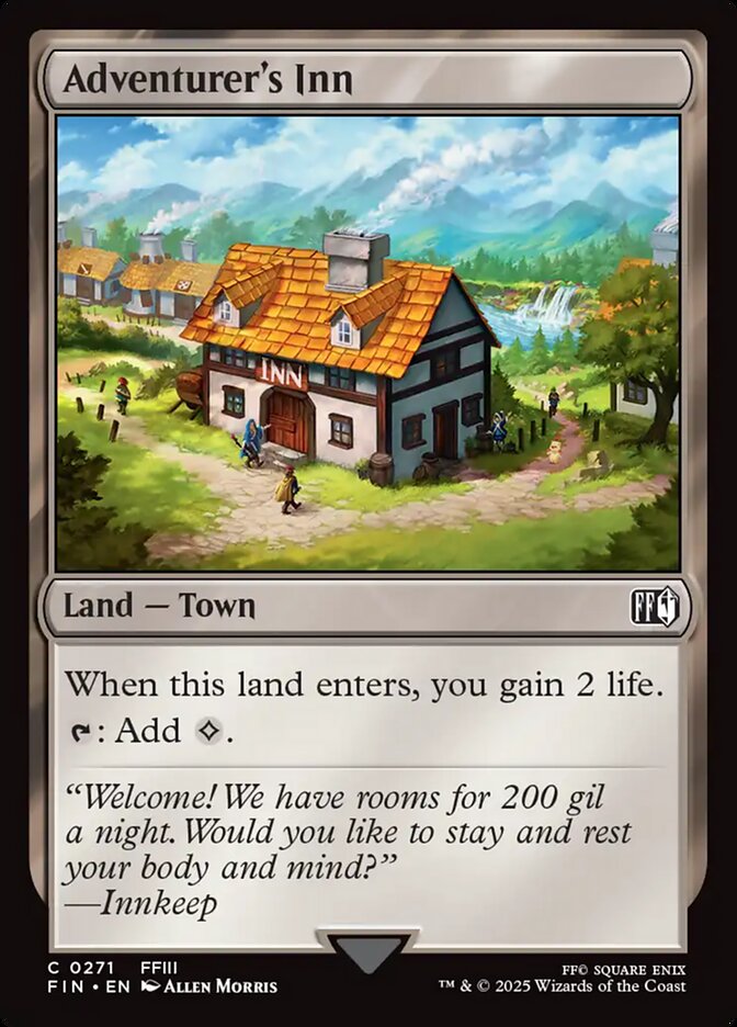 Adventurer's Inn, Final fantasy Card Art