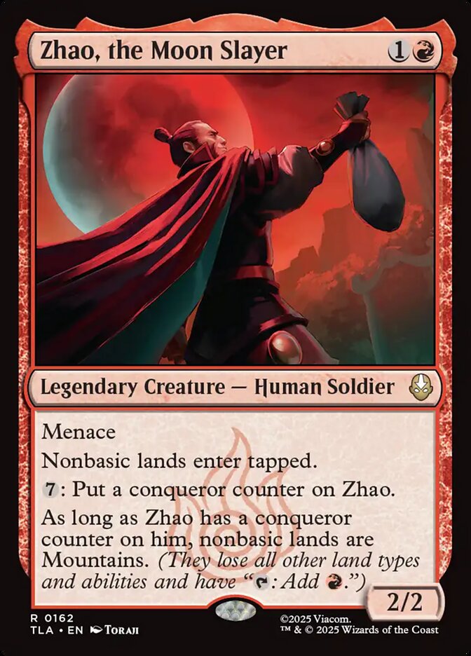 Zhao, the Moon Slayer, Avatar: The Last Airbender Card Art