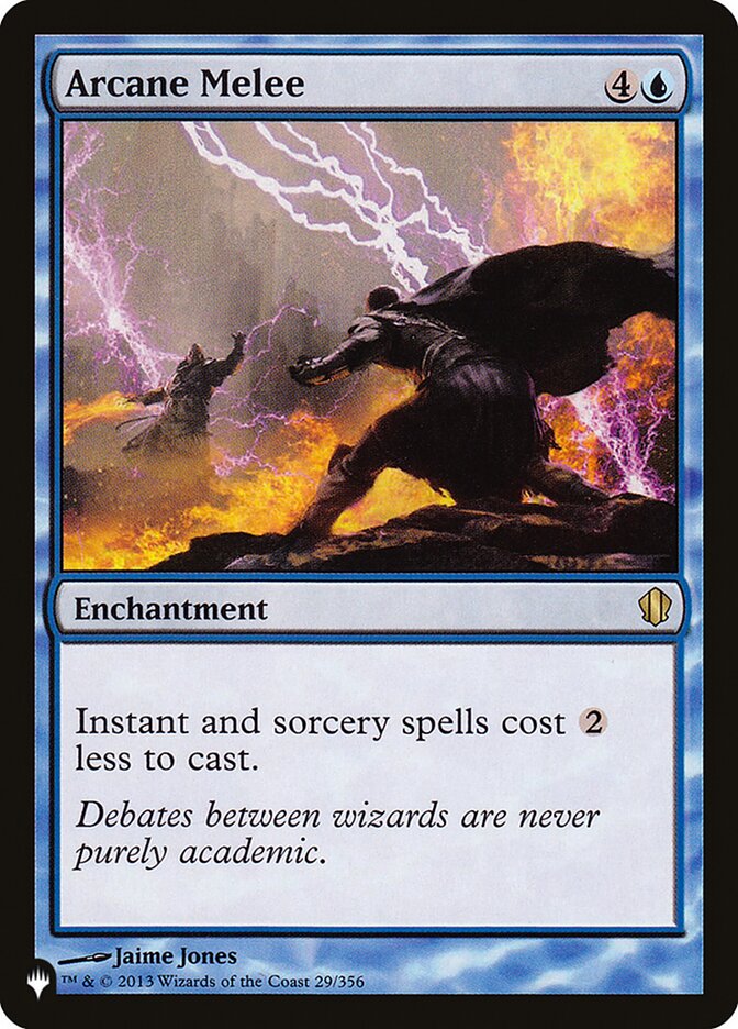 Arcane Melee, The List Card Art